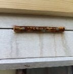 Crispin Evans CDE Joinery Rusting hindges and bent nails